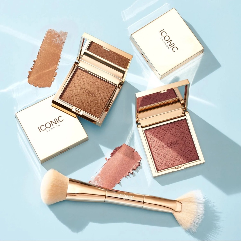 ICONIC London - Cheek Glow Duo Brush